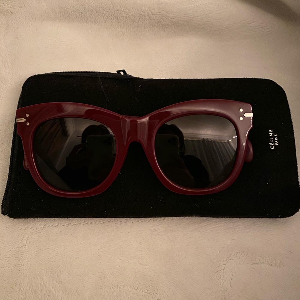 CELINE MAROON SUNGLASSES